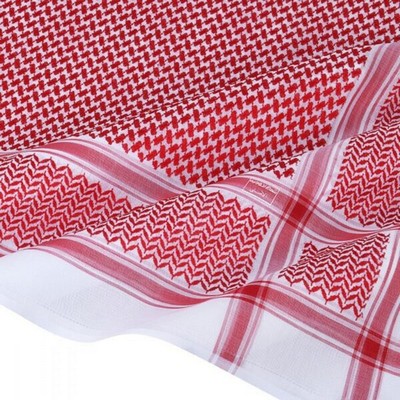 شماغ بروجيه رجالي احمر لون خاص ساتو