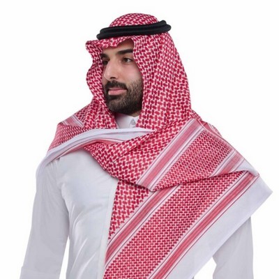 شماغ بروجيه أحمر غامق شيفر