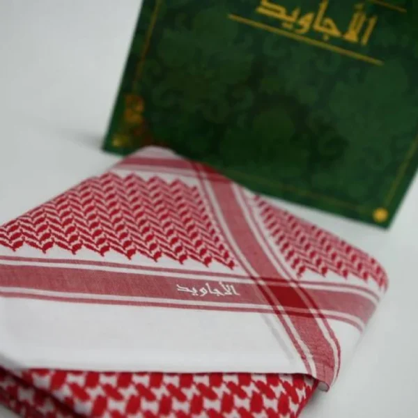 شماغ الأجاويد أحمر