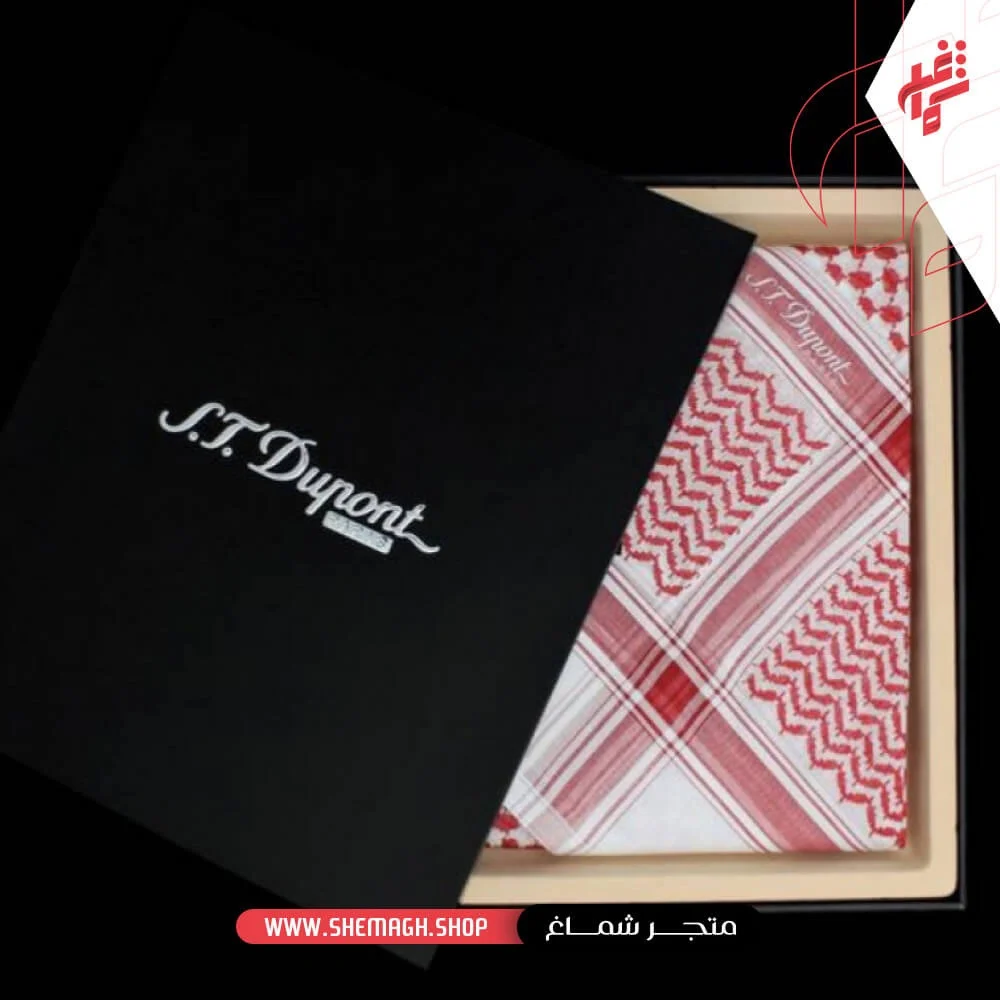 شماغ اس ديبون أحمر DTR