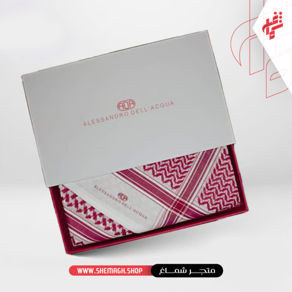 شماغ أليساندرو أحمر AD-R