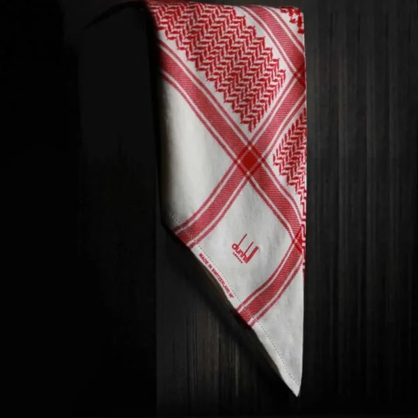 شال دنهل كشميري أحمر بيج