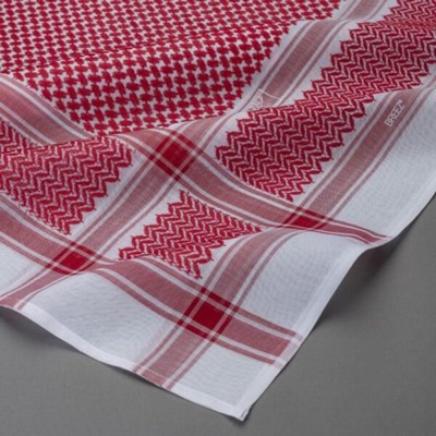 شماغ البسام بريز احمر غامق