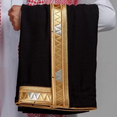 مشلح ديباج ملكي أسود أحدث اصدار