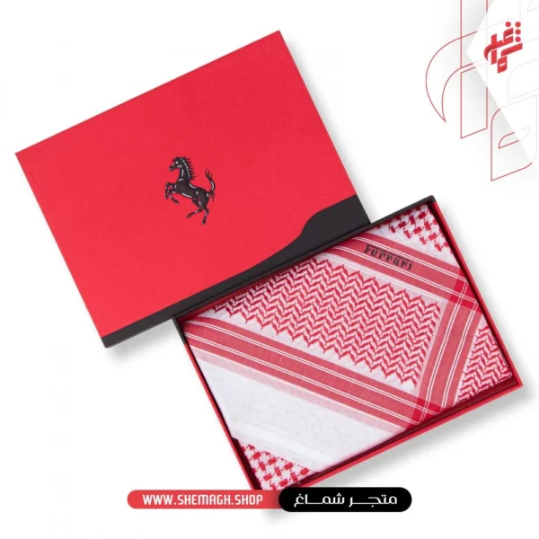 شماغ فيراري احمر الاصدار الجديد