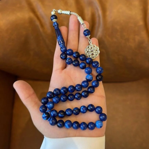 سبحة بكلايت ازرق مخلوط