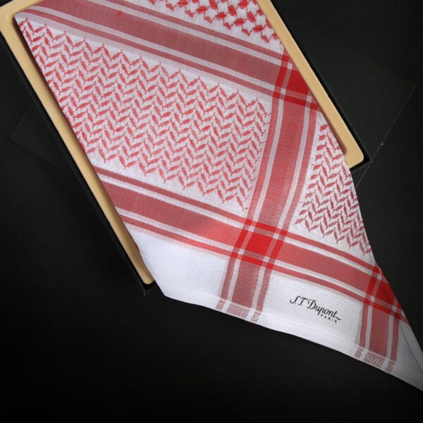 شماغ اس ديبون أحمر كلاسيك
