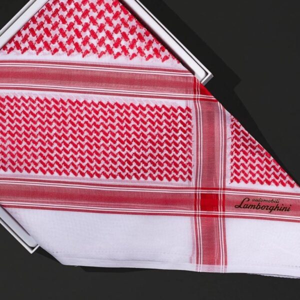 شماغ لامبورغيني أحمر LAM-2-R