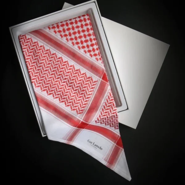 شماغ جاي لاروش أحمر -GE